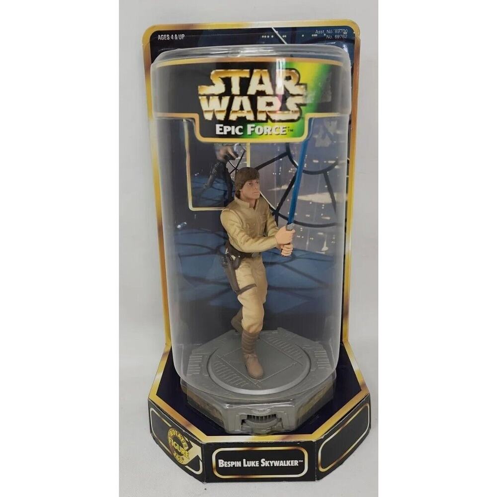 1997 Star Wars Epic Force Bespin Luke Skywalker Rotating Figure New Sealed SW5/B